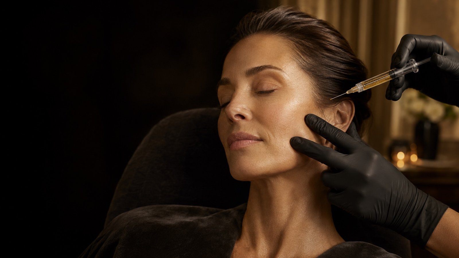 Biofiller under-eye treatment at DK Aesthetics — natural regenerative volume from your own blood