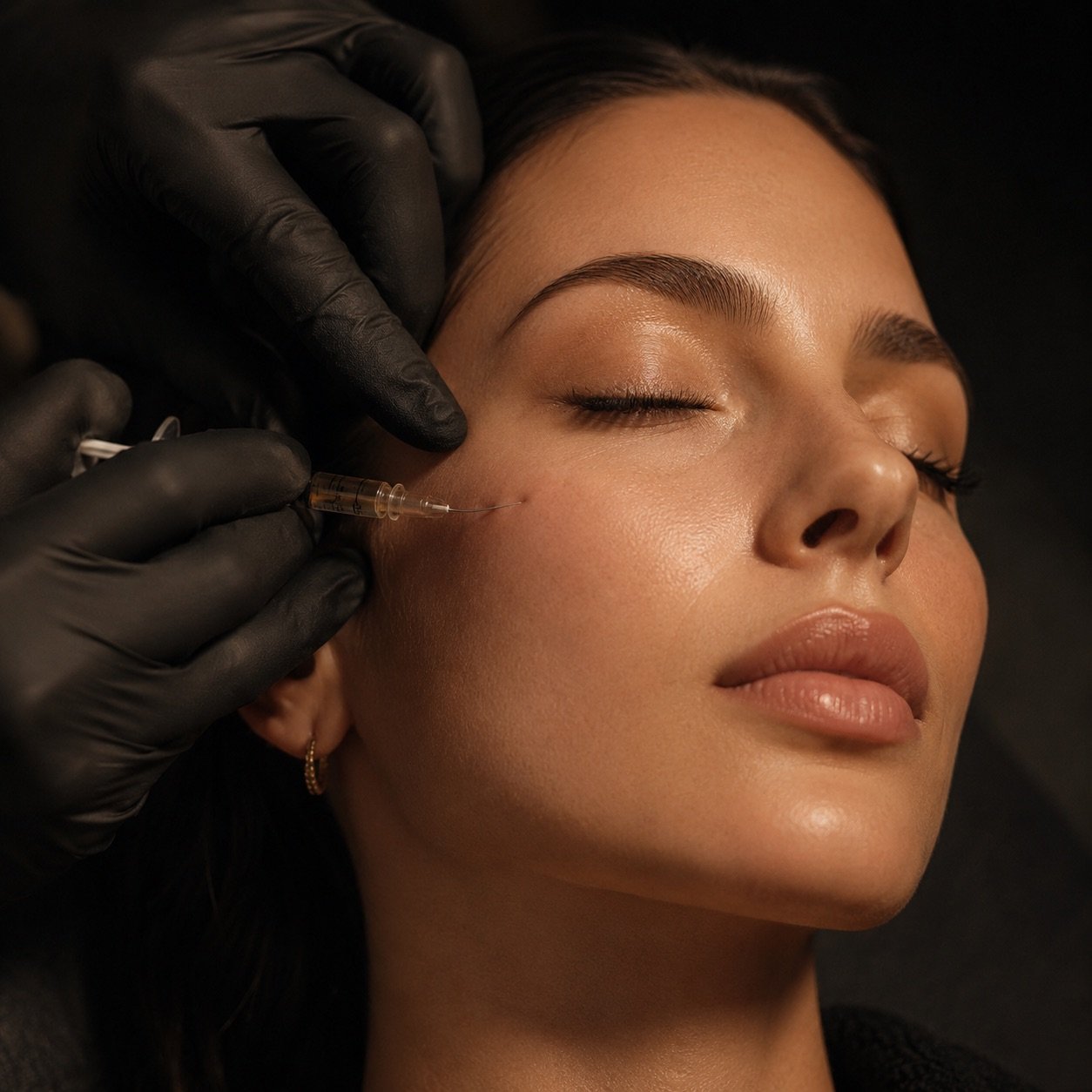 Precise biofiller injection for soft, natural volume by DK Aesthetics provider