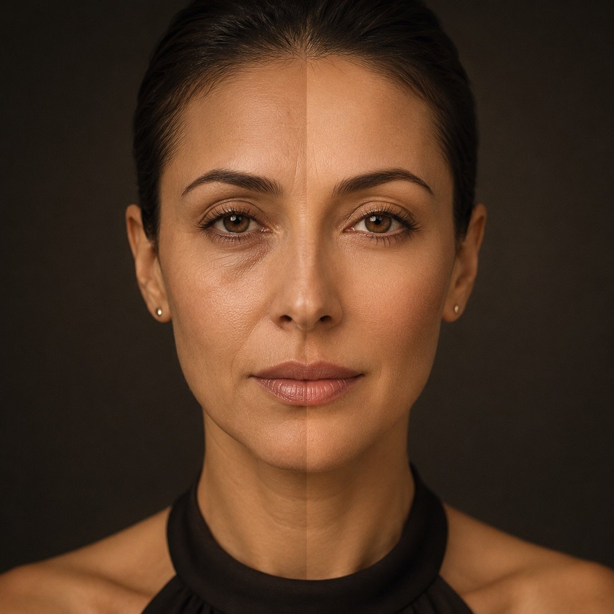 Soft, natural facial volume and skin renewal result after biofiller treatment