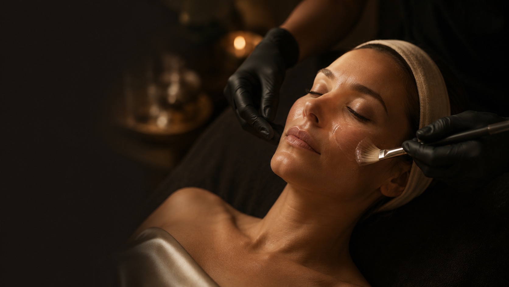 Needle-free PRX Derm Perfexion chemical peel for firm, glowing skin at DK Aesthetics Highland Park IL