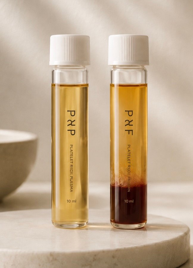 PRP and PRF prepared from the patient's own blood at DK Aesthetics Highland Park IL
