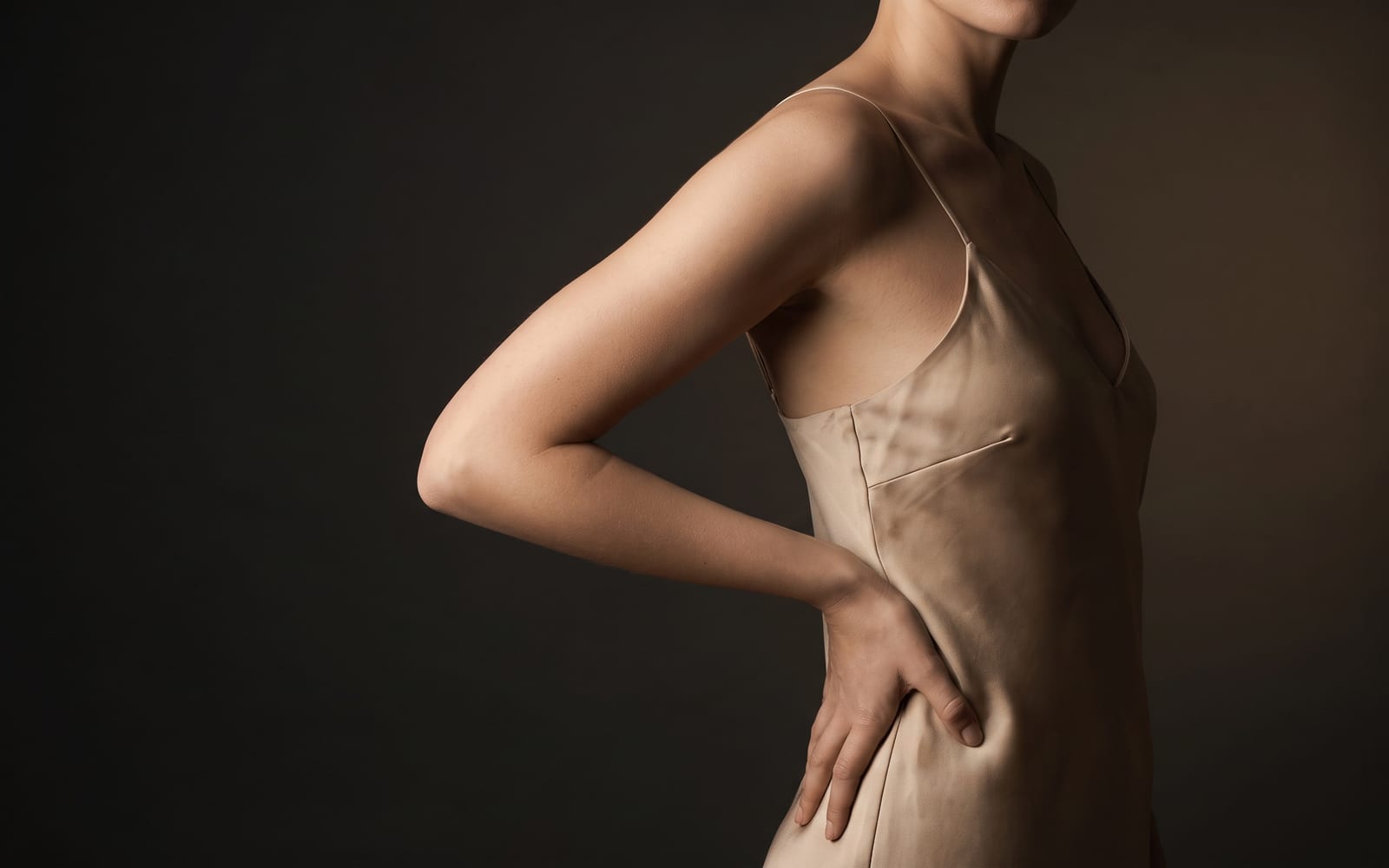 Smooth, firm skin on the shoulder, arm and waist — radiofrequency skin tightening matched to each area at DK Aesthetics, Highland Park IL